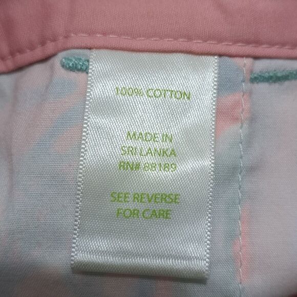 Lilly Pulitzer Barclay Tropical Print Summer Short Size 0 Multi- Color - Picture 7 of 15